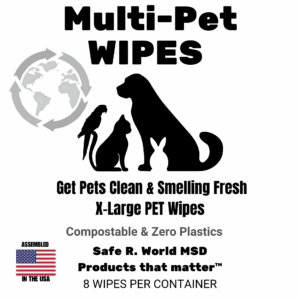 Multi Pet Wipes (8 Wipes Per Jar / 12 Jars Per Case)