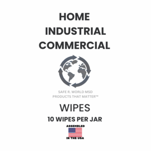 SRW Home Industrial Commercial Wipes (10 Wipes Per Jar / 12 Jars Per Case)